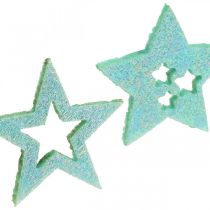 Artikel Deko Sterne zum Basteln Mint Selbstklebend Moosgummi 4cm 36St