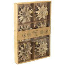 Artikel Papiersterne mit Jutekordel für festliche Dekoration