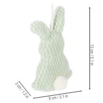 Artikel Osterhase zum Aufhängen als süße Frühlingsdekoration für Innenräume 13cm 3St