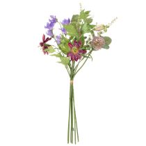Artikel Kunstblumenstrauß mit bunten Blüten kunstvoll arrangiert für stilvolle Dekoration 60cm