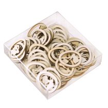 Artikel Streudeko Ostern zum Basteln Hase Ei Holz Natur 4cm 72St