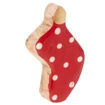 Artikel Socken gepunktet Tischdeko Weihnachten 6cm 8St