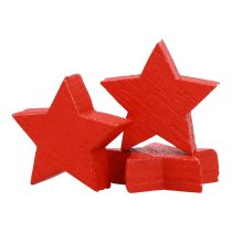 Artikel Streudeko Weihnachten Sterne Rot Holzsterne Ø1,5cm 300St