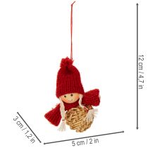 Artikel Strohanhänger Set Weihnachtsbaumschmuck Figuren und Sterne 6cm 30St