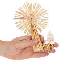 Artikel Strohstern Set Christbaumschmuck Figuren und Sterne 35St