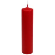 Artikel Stumpenkerzen Rot Adventskerzen Kerzen Rot 200/50mm 24St