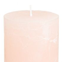 Artikel Stumpenkerzen durchgefärbt Hellrosa 60×100mm 4er-Set Dekokerzen Ostern Hochzeit