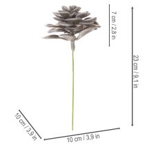Artikel Künstliche Sukkulente Wachs Wachsblumen Dekoration 10cm 6St