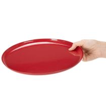 Artikel Deko-Tablett Rot minimalistisches Design 27cm