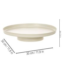 Artikel Dekotablett 30 cm Metall Untersetzer für Pflanzendeko