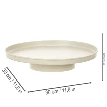 Artikel Dekotablett 30 cm Metall Untersetzer für Pflanzendeko