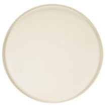 Artikel Dekoteller rund beige 40 cm hoher Fuß