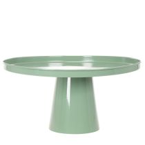 Artikel Metall Dekotisch grün rund 40 cm mit hohem Rand