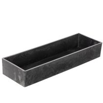 Artikel Schale rechteckig Tablett mit Griffen Dekoschale Tisch 32cm