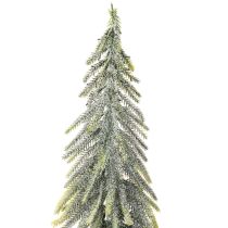 Artikel Künstlicher Tannenbaum mit Sockel Gefrostet als winterliche Dekoration 90cm