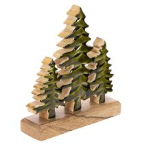 Artikel Tannenbaum Deko auf Holzsockel für Tisch und Regal 20cm
