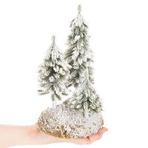 Artikel Schneetannen Künstliche Winterlandschaft für Weihnachtsdorf und Tischdeko 29cm