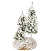 Artikel Schneetannen Künstliche Winterlandschaft für Weihnachtsdorf und Tischdeko 29cm