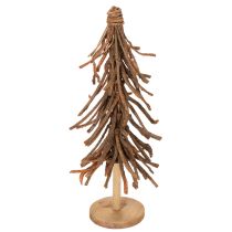 Artikel Tannenbaum aus Weidenzweigen auf Holzsockel 48cm