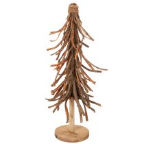 Artikel Tannenbaum aus Weidenzweigen auf Holzsockel 48cm