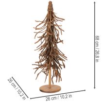 Artikel Deko Baum aus Weidenzweigen auf Holzfuß 68cm