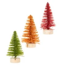Artikel Miniaturbaum künstlicher Tannenbaum für Tischdeko 12cm 6St