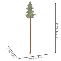 Artikel Deko Tannenbaum auf Stab für Pflanzgefäße und hohe Gestecke 45cm 6St
