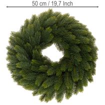 Artikel Künstlicher Tannenzweige Kranz grün rund 50cm