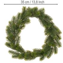 Artikel Kranz künstlich Tannengrün für Türdekoration 35cm