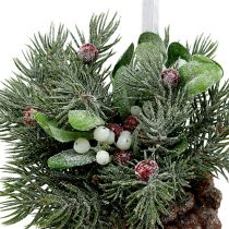 Seidenblumen und Tannen für Winterdeko preiswert online kaufen