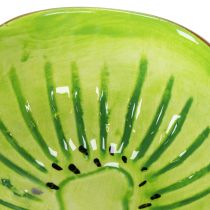 Artikel Keramikschale Kiwi Motiv Sommerdeko für stilvolles Servieren Tapas und Snacks 30cm