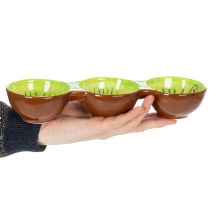 Artikel Keramikschale Kiwi Motiv Sommerdeko für stilvolles Servieren Tapas und Snacks 30cm