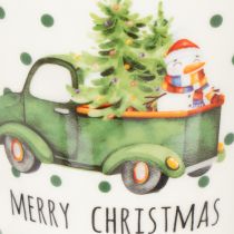 Artikel Kaffeetasse Merry Christmas Weihnachtsauto Motive Keramiktasse 10cm 2St