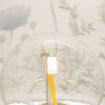 Artikel Tischlampe LED Blumenmuster für stilvolle Wohnraumbeleuchtung 23cm