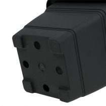 Artikel Topf „Nora“ 23cm x 23cm H18,5cm Anthrazit 1 St