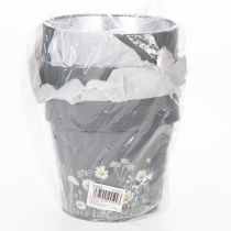 Artikel Blumentopf mit zarten Wiesenblumen Design praktischer Einsatz auf Balkon oder Terrasse 15cm 3St