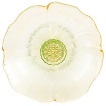 Artikel Dekoteller mit Fuß Glas Blume Floraler Stil ideal für festliche Präsentation 15cm