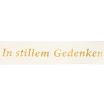 Artikel Gedenkschleife In stillem Gedenken für Trauerfloristik und Erinnerung 20m