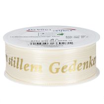 Artikel Gedenkschleife In stillem Gedenken für Trauerfloristik und Erinnerung 20m