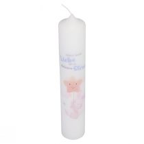 Artikel Trauerkerze Sternenkind Gedenkkerze Kerze Weiß 265/50mm