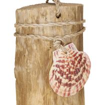 Artikel Treibholz Deko mit Muschel Wanddeko Holz H29cm 2St