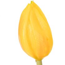 Artikel Kunstblumen Tulpenstrauß bunt realistische Dekoration hochwertig für Zuhause 43cm 7St