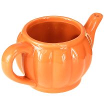Artikel Übertopf Keramik Teekanne Orange sortiert 15×9×6,5cm 2 St