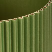 Artikel Übertopf Papier Dunkelgrün Blumentopf Ø19cm H14cm 3 St