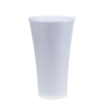 Vase „Fizzy" Ø20cm H35cm Weiß, 1St