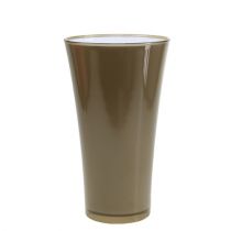 Vase „Fizzy“ Platingrau Ø20cm H35cm, 1St