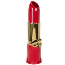 Artikel Deko Vase Lippenstift Design für Kunstblumen mit langem Stiel 38cm