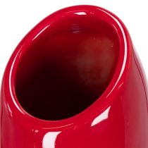 Artikel Deko Vase Lippenstift Design für Kunstblumen mit langem Stiel 38cm