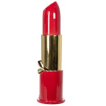 Artikel Deko Vase Lippenstift Design für Kunstblumen mit langem Stiel 38cm