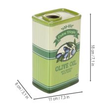 Artikel Olivenöl Vase Keramik Ideal für Küchendeko und mediterranen Tisch 18cm